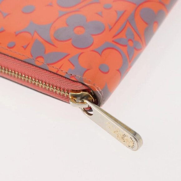 LOUIS VUITTON Sweet Monogram Zippy Wallet Long Wallet Orange M90124 Auth 143485 - Picture 3 of 16